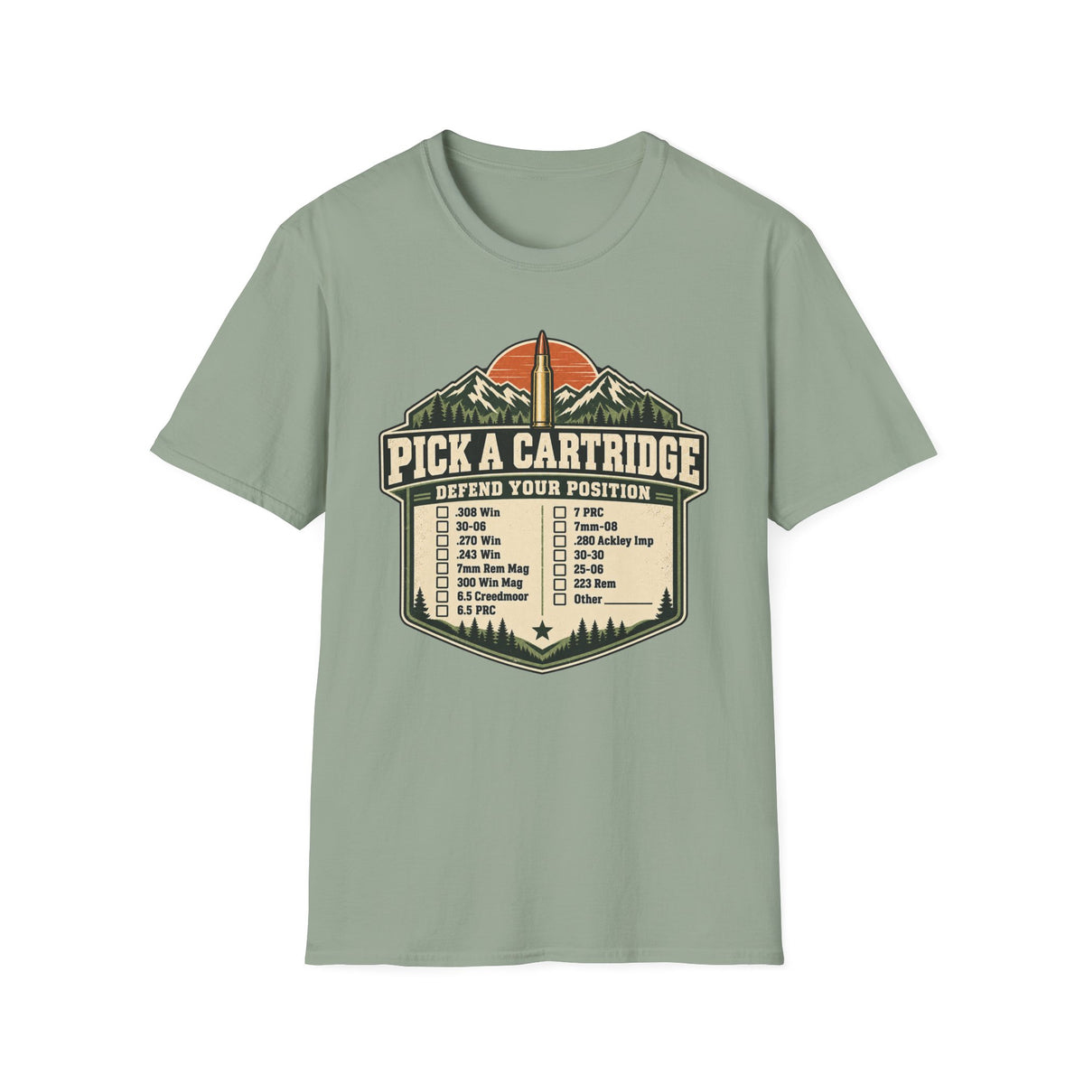 Pick your Cartridge Checkbox T-shirt