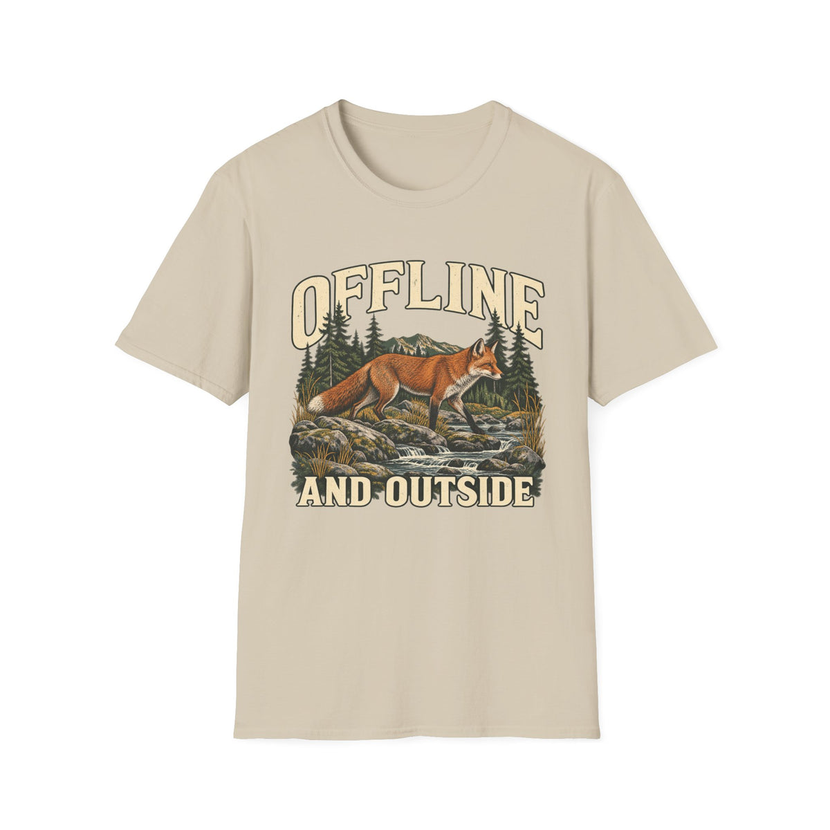 Offline and Outside Fox T-shirt