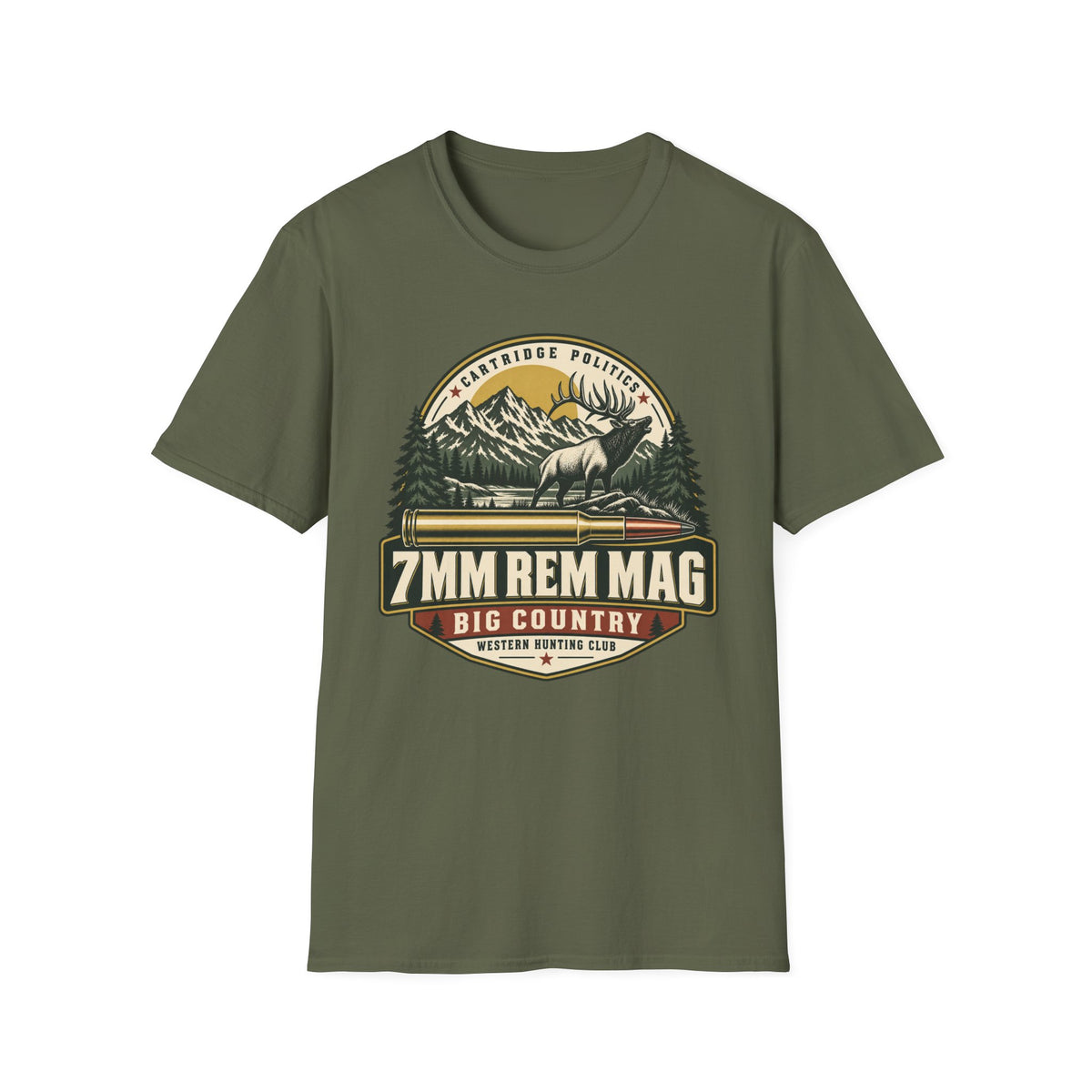 7mm Rem Mag Shield T-shirt