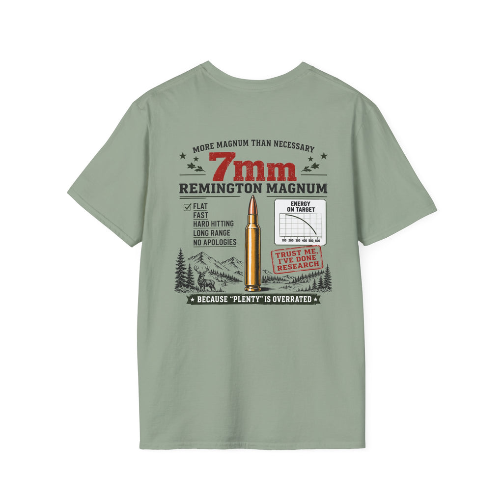 Team 7mm Remington Magnum Detailed T-shirt