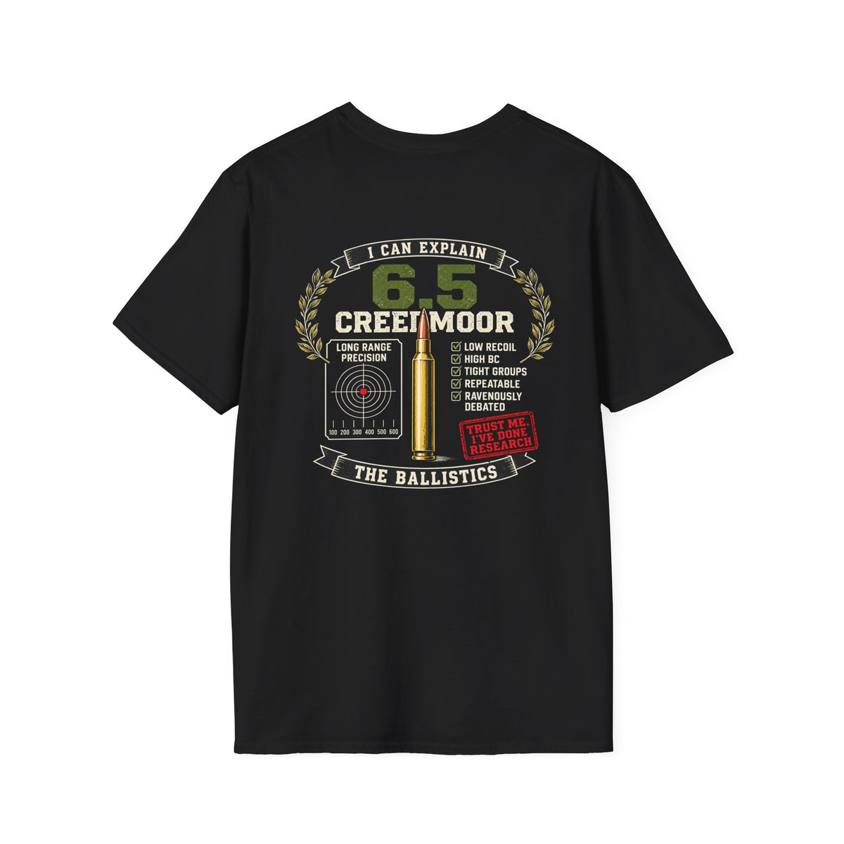Team 6.5 Creedmoor Detailed T-shirt
