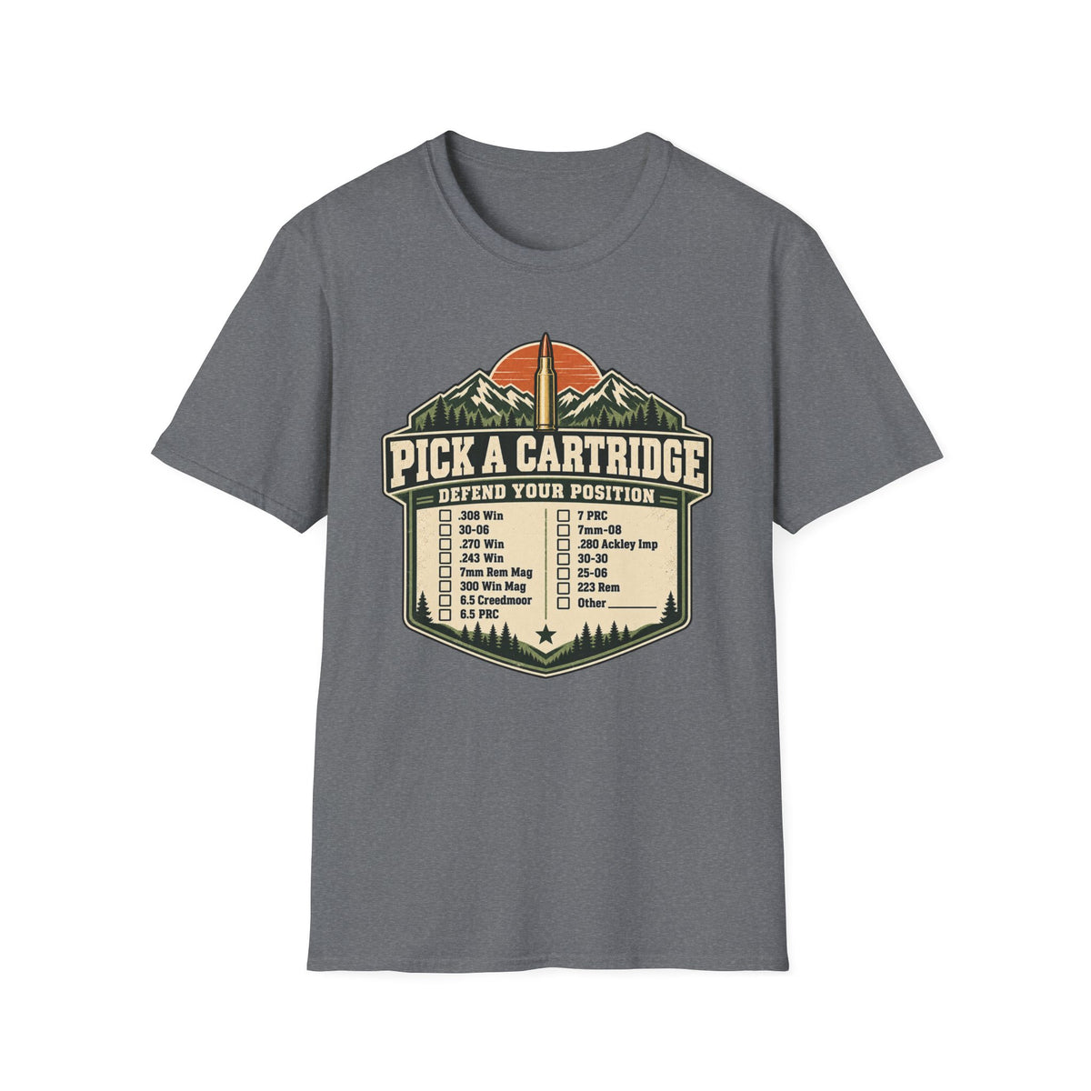 Pick your Cartridge Checkbox T-shirt