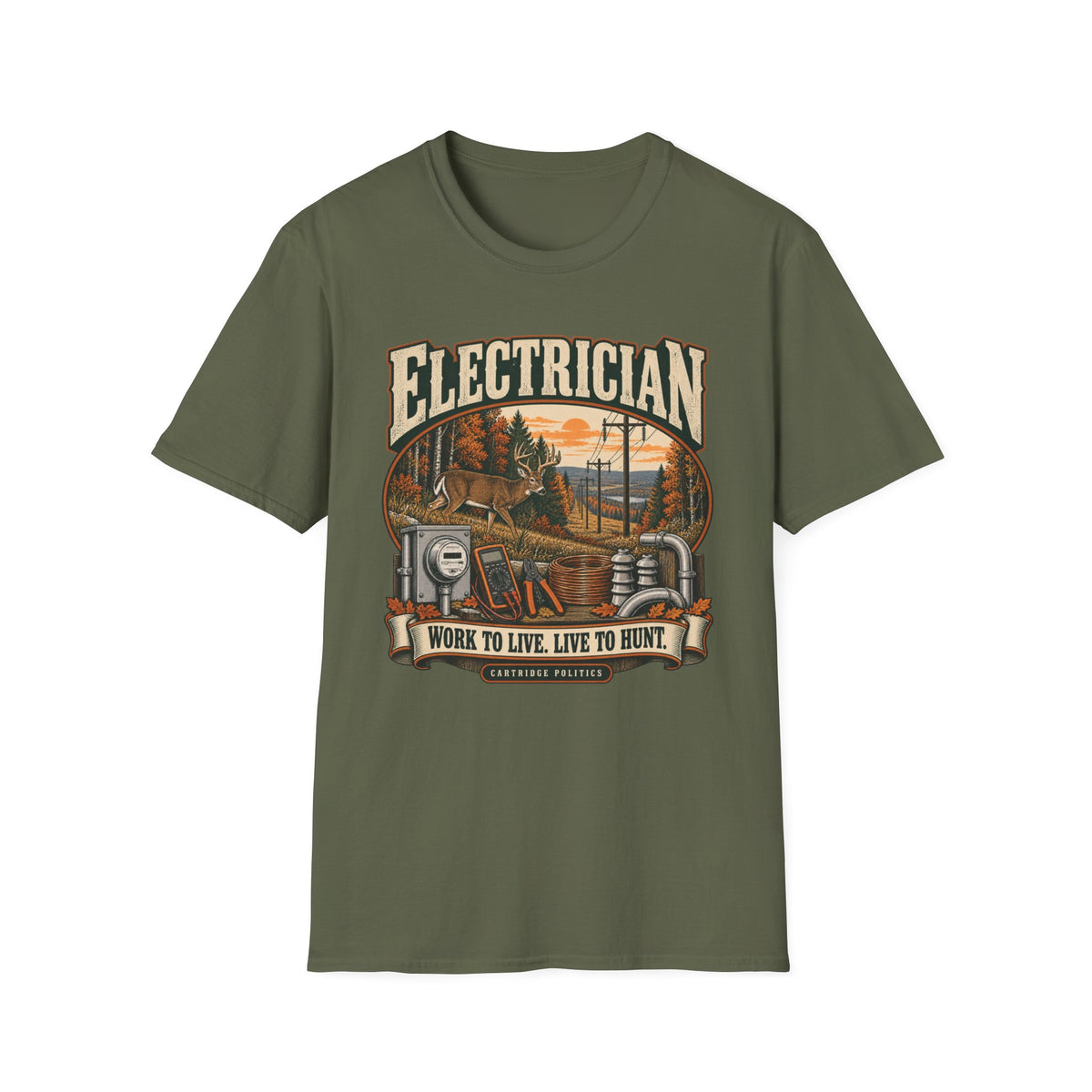 Old School Electrician T-shirt