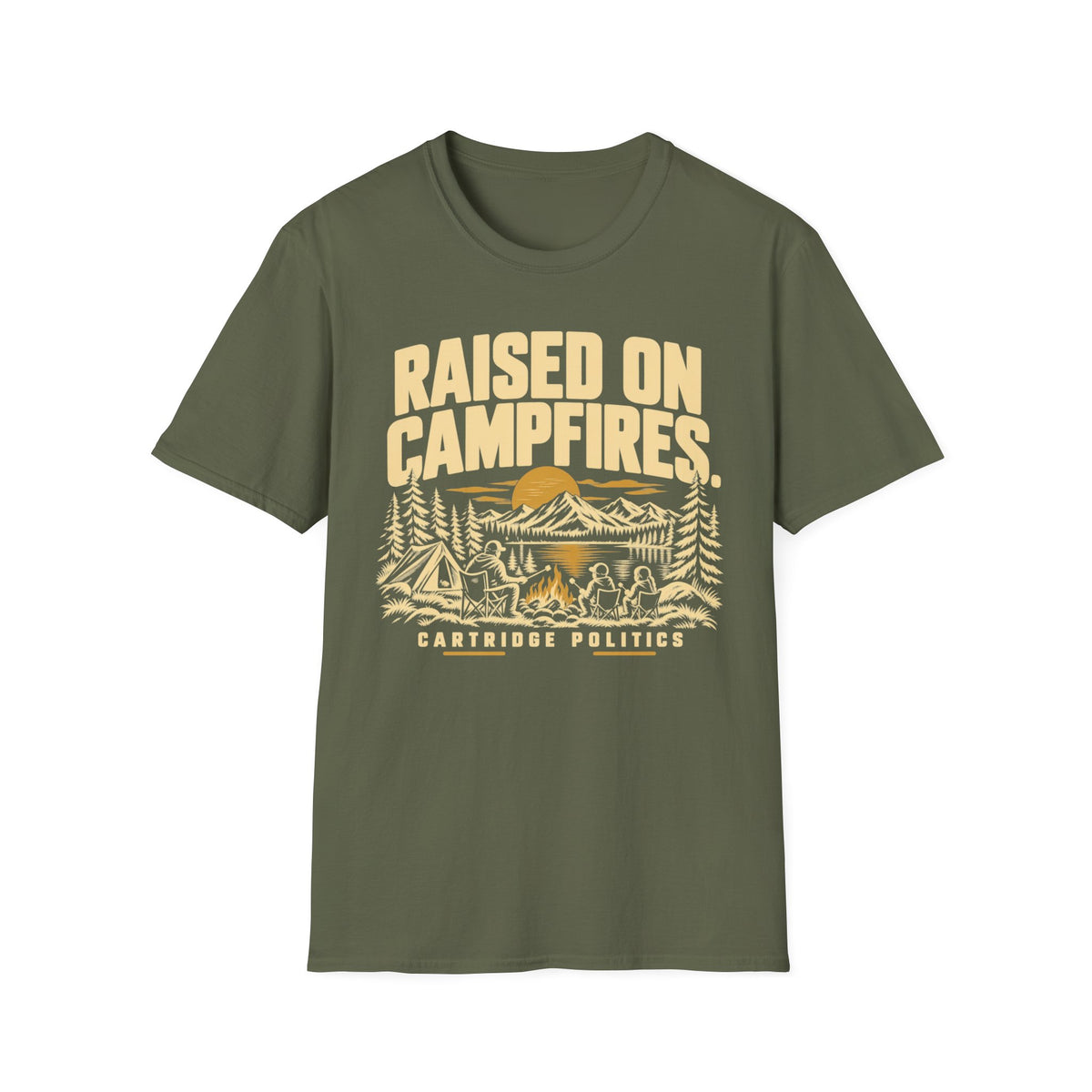 Raised on Campfires T-shirt