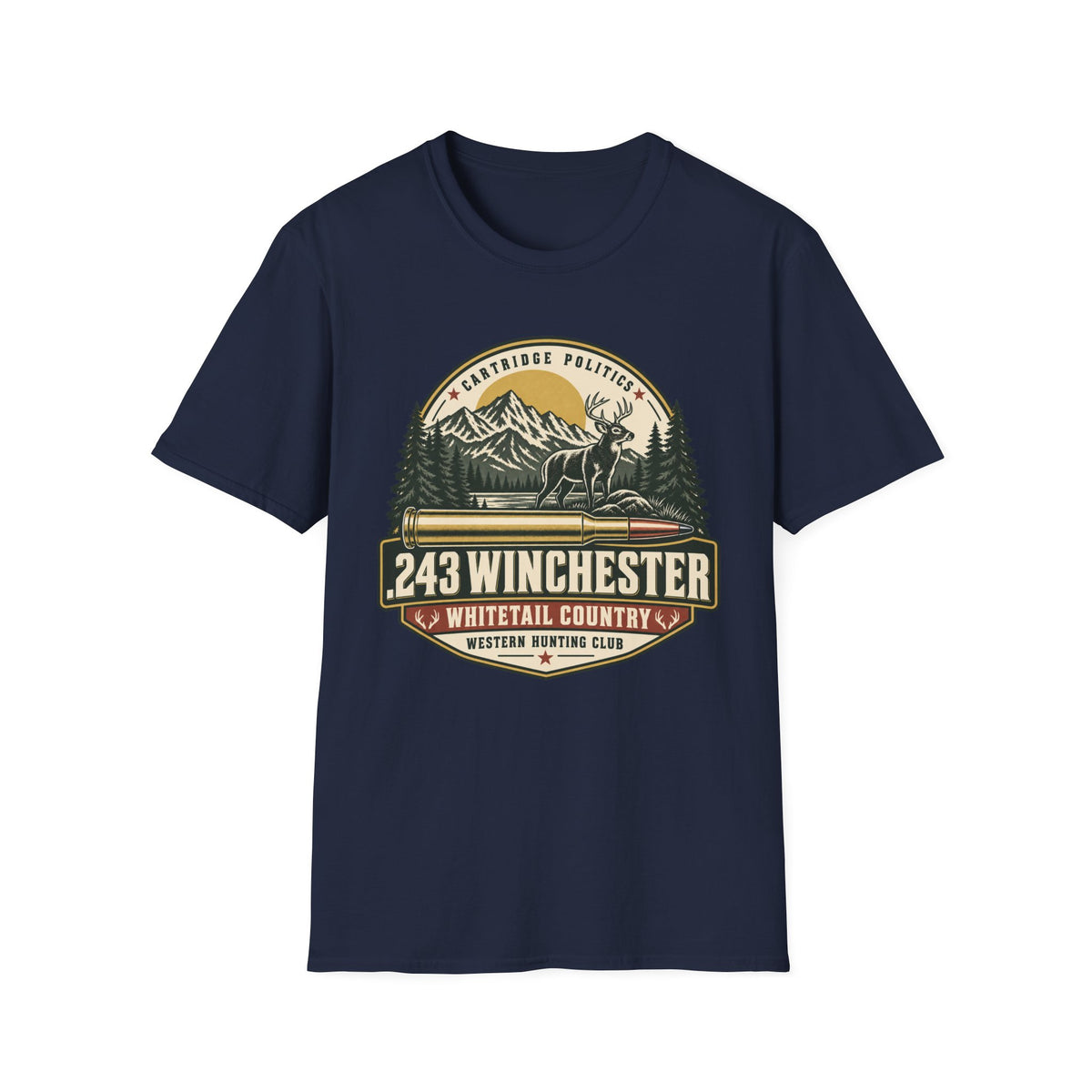 .243 Winchester Shield T-shirt