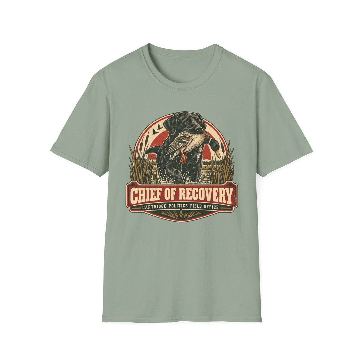 Black Lab Chief of Recovery T-shirt