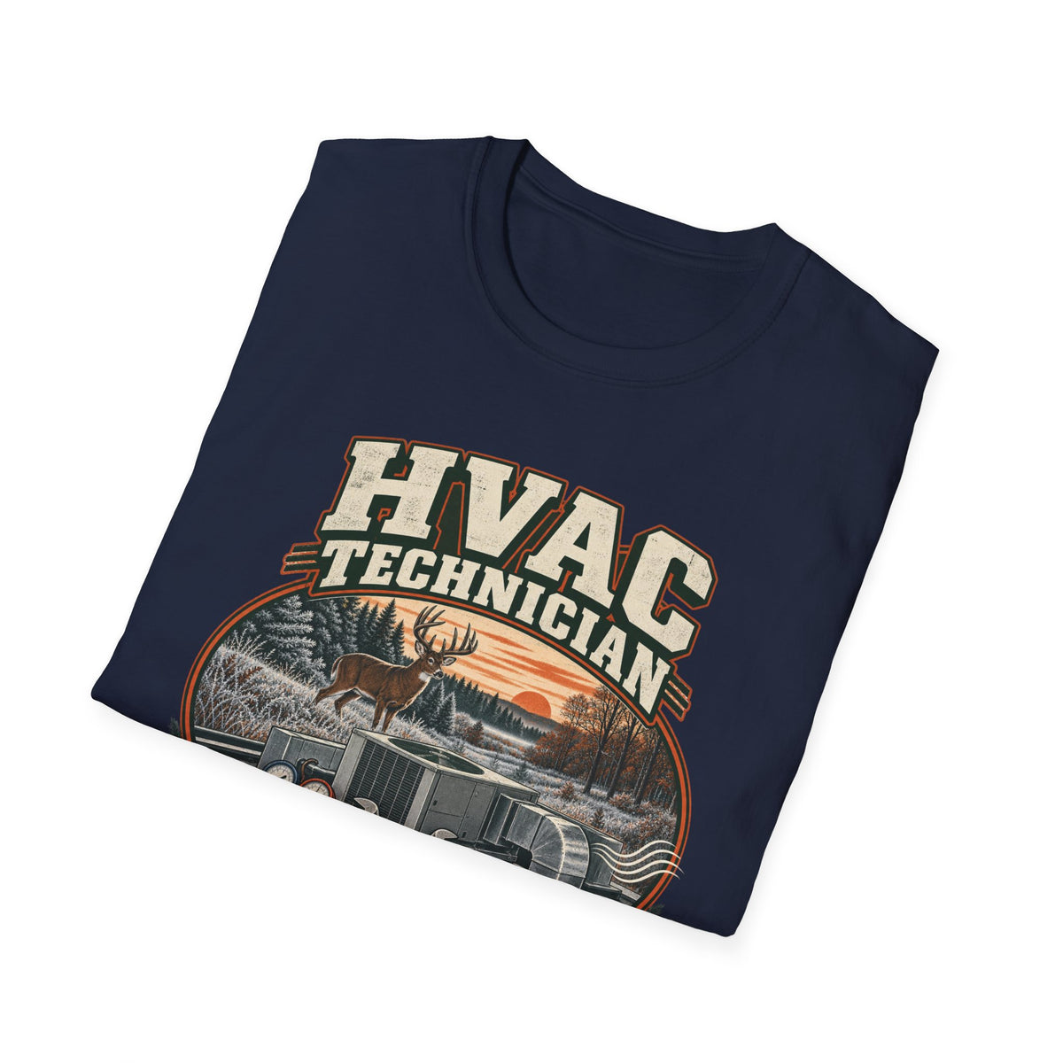 Old School HVAC Technician T-shirt