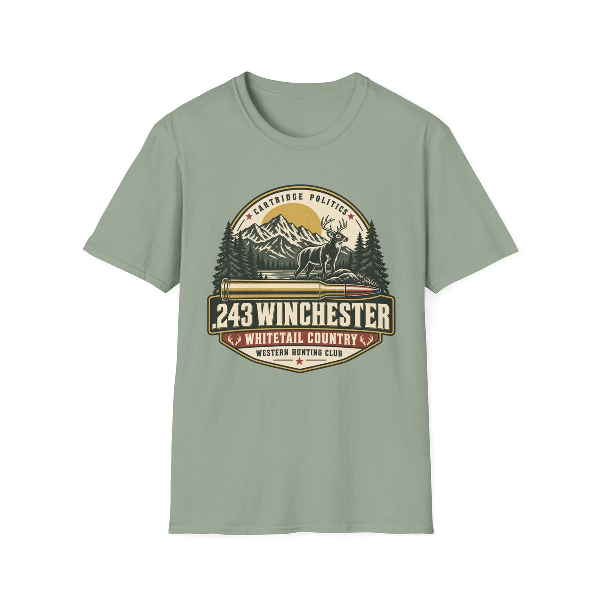.243 Winchester Shield T-shirt