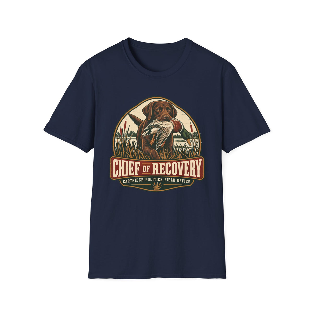 Chocolate Lab Chief of Recovery T-shirt