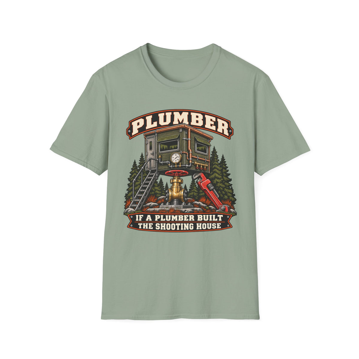 Plumber Shoot House T-shirt