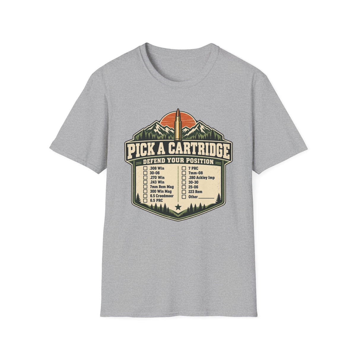 Pick your Cartridge Checkbox T-shirt