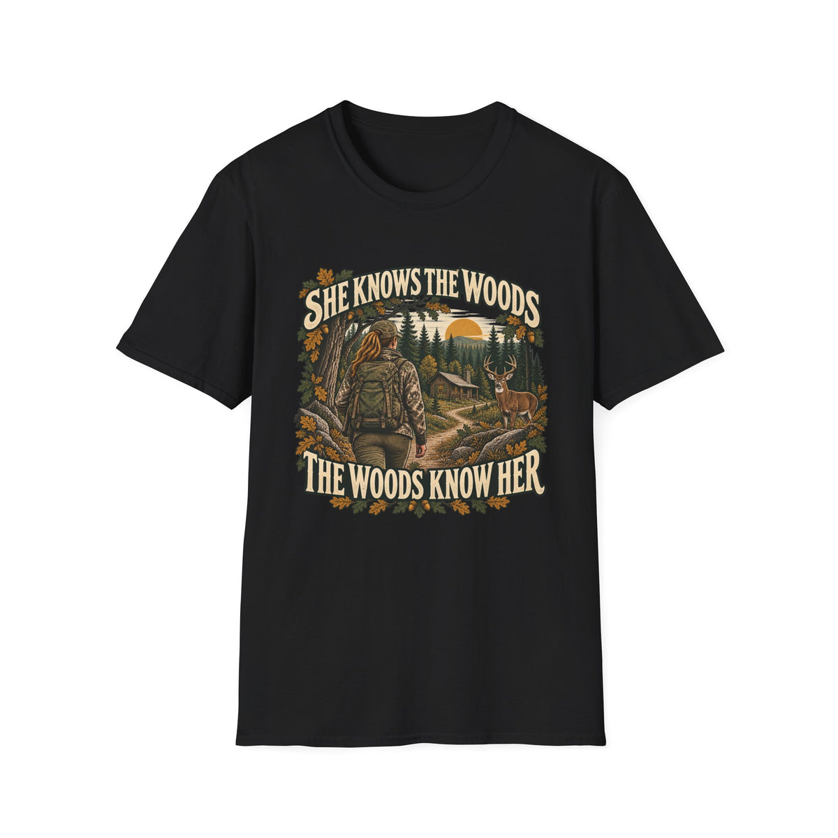She Knows The Woods T-shirt