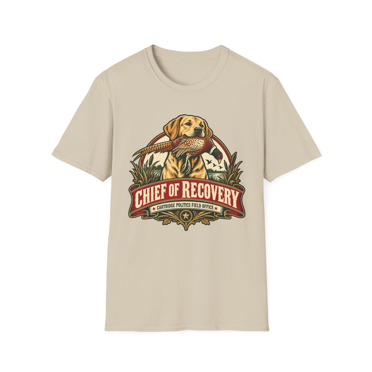 Yellow Lab Chief of Recovery T-shirt