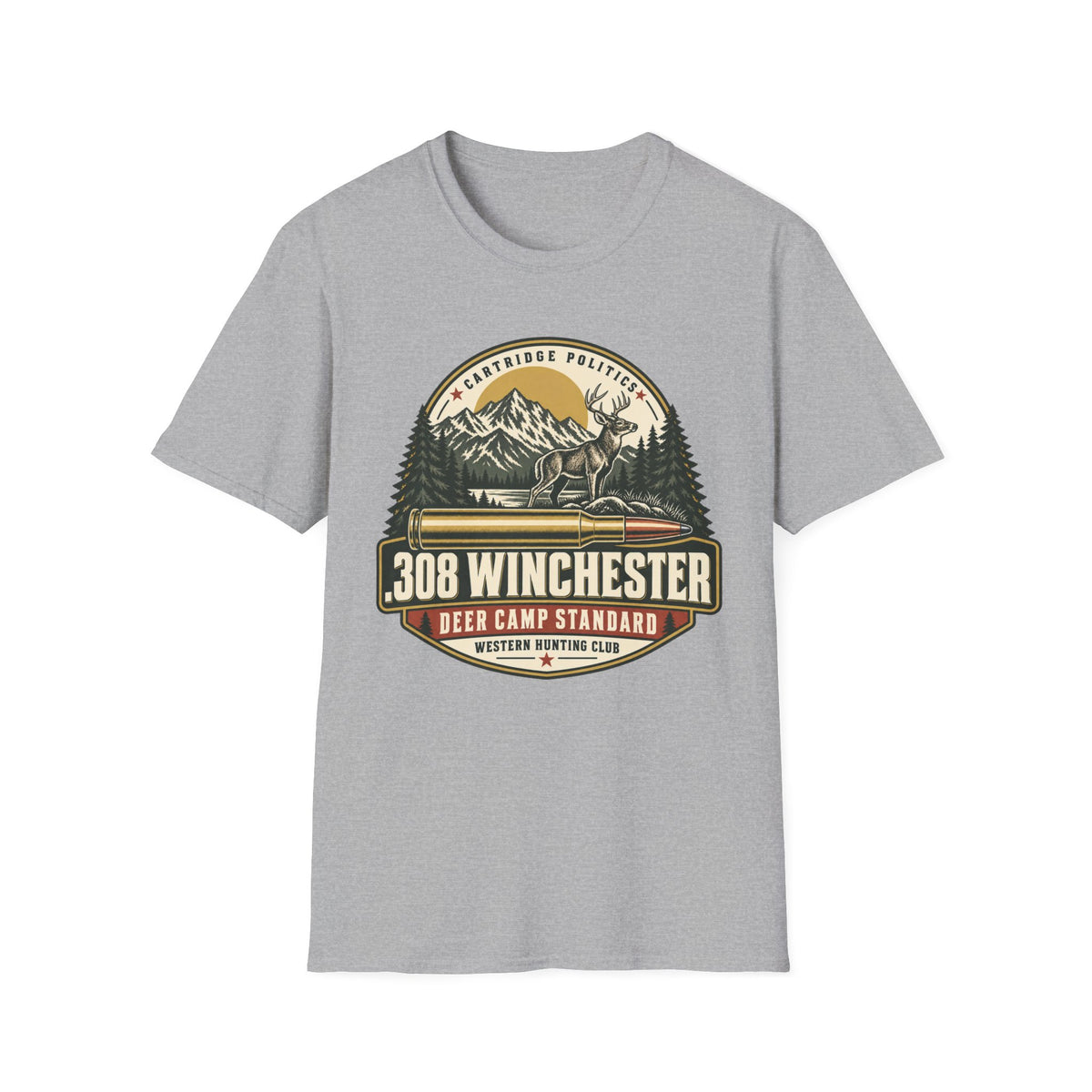 .308 Winchester Shield T-shirt