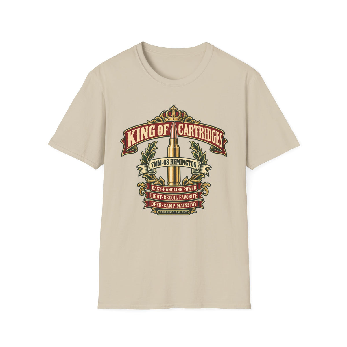 King of Cartridges 7mm-08 Remington T-shirt