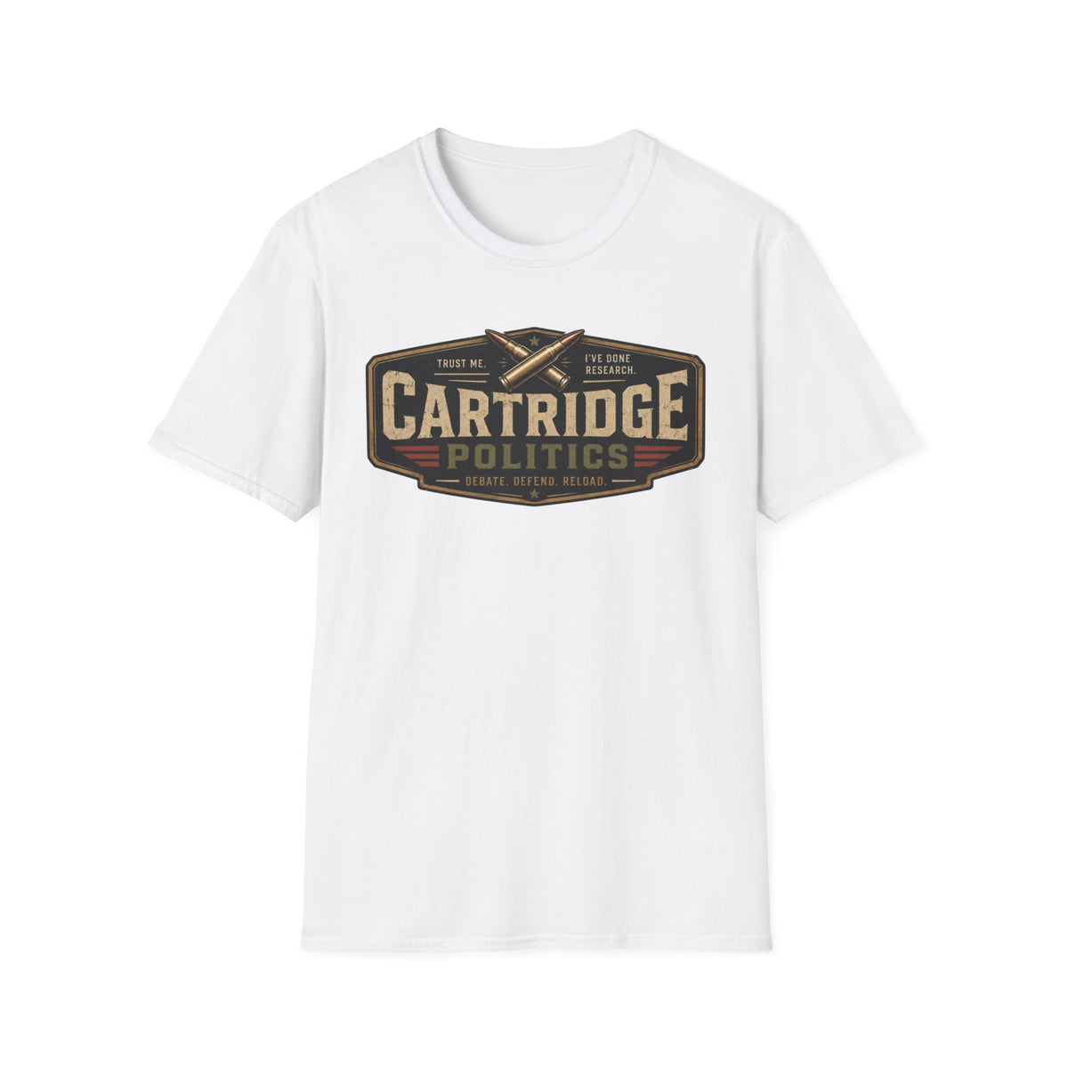 Cartridge Politics Shield T-shirt