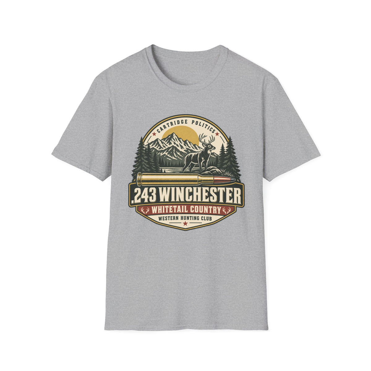 .243 Winchester Shield T-shirt