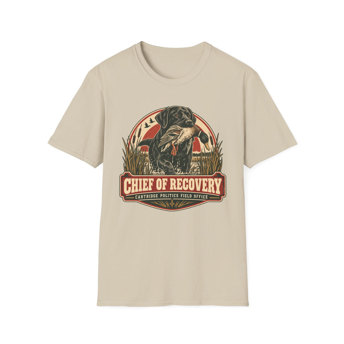 Black Lab Chief of Recovery T-shirt