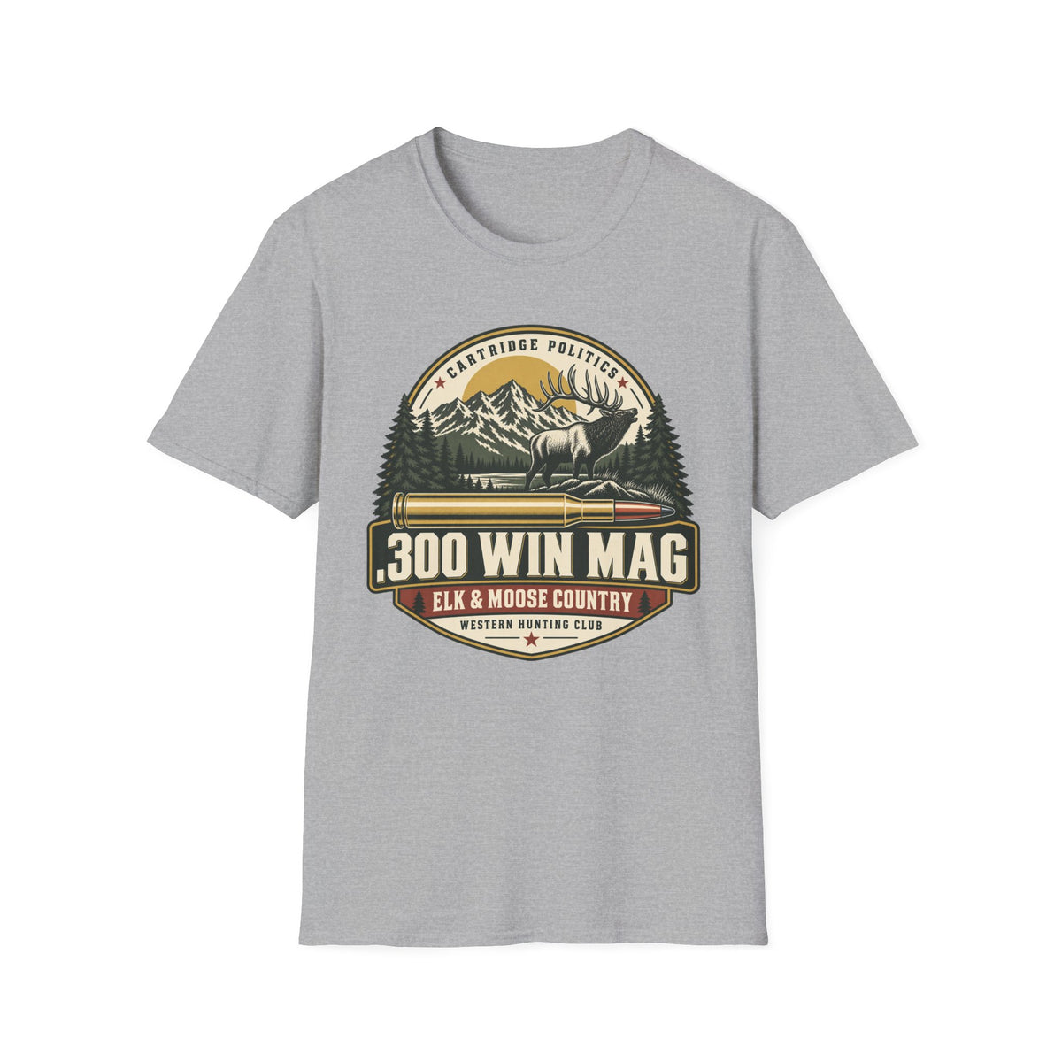 .300 Win Mag Shield T-shirt