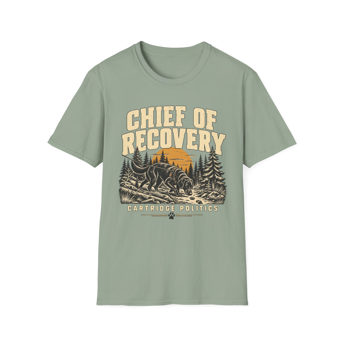 Black Lab Chief of Recovery T-shirt