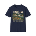 Unplug Find Your Current Trout T-shirt
