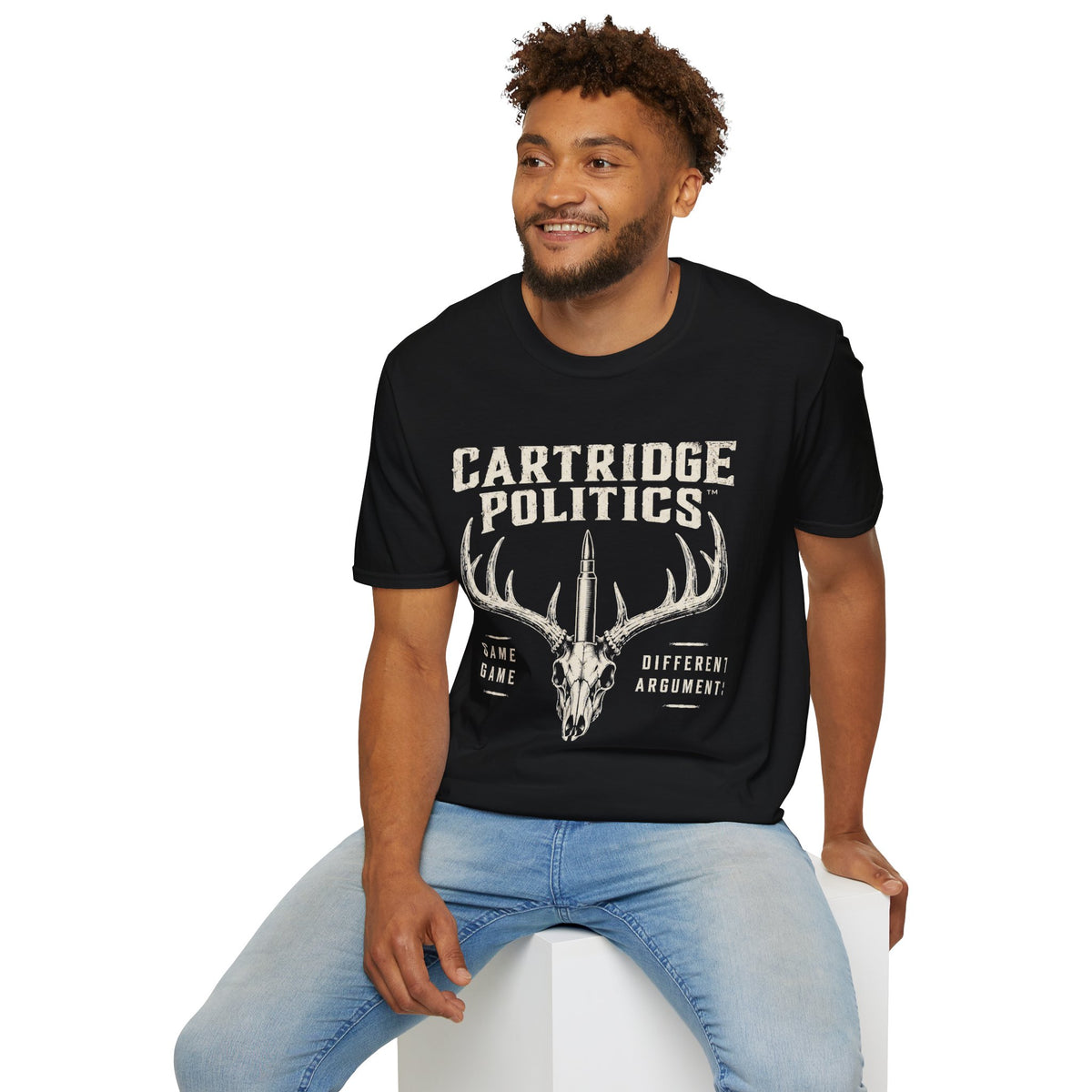 Cartridge Politics Same Game Different Arguments T-shirt
