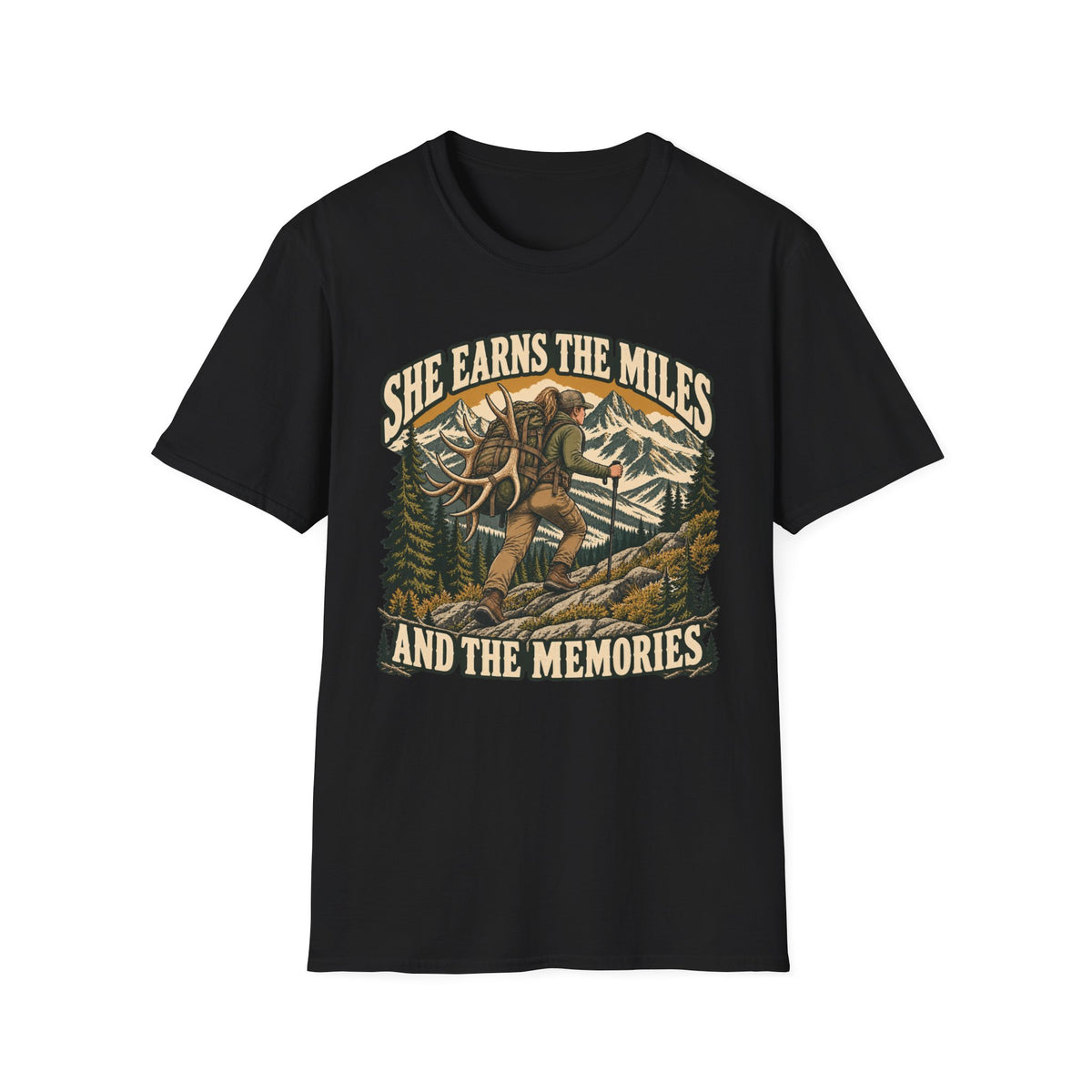 She Earns The Miles T-shirt