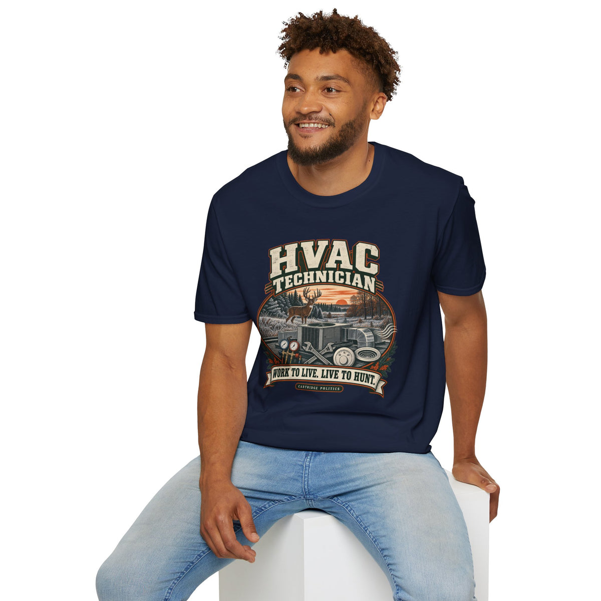 Old School HVAC Technician T-shirt