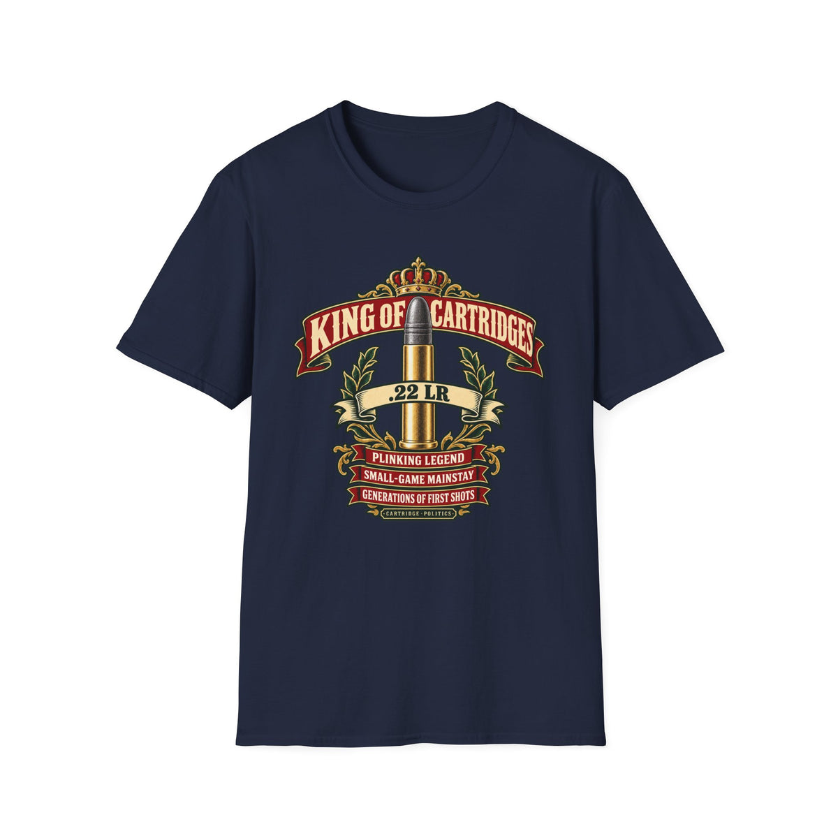 King of Cartridges .22 LR T-shirt