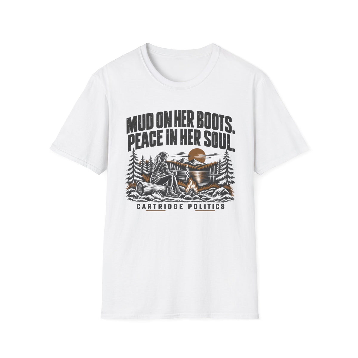 Mud On Her Boots Peace In Her Soul T-shirt