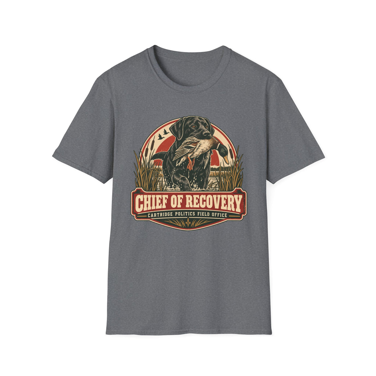 Black Lab Chief of Recovery T-shirt