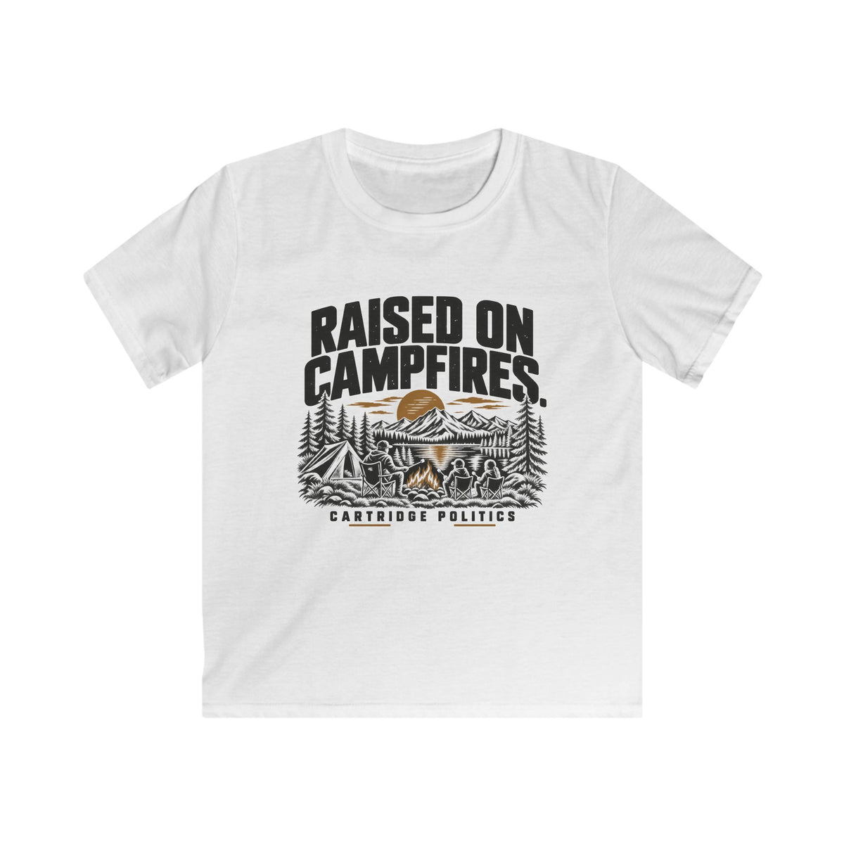 Kids Raised on Campfires T-shirt