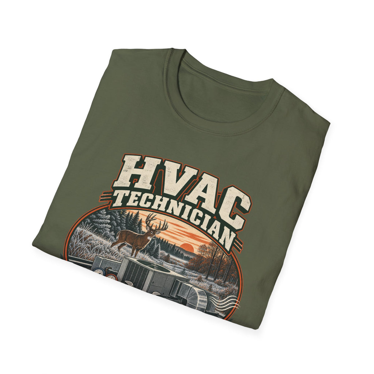 Old School HVAC Technician T-shirt