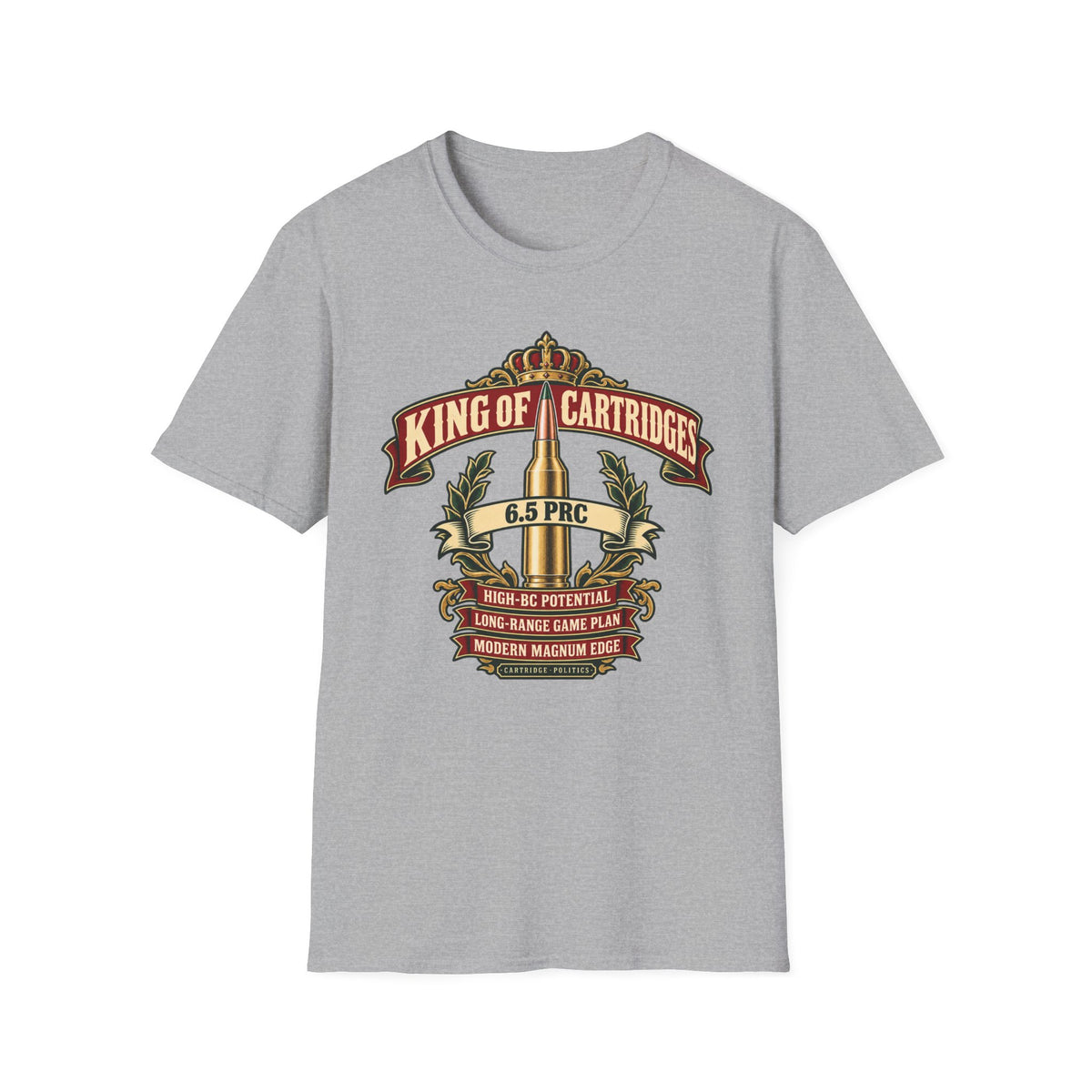 King of Cartridges 6.5 PRC T-shirt