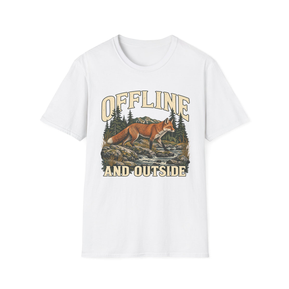 Offline and Outside Fox T-shirt
