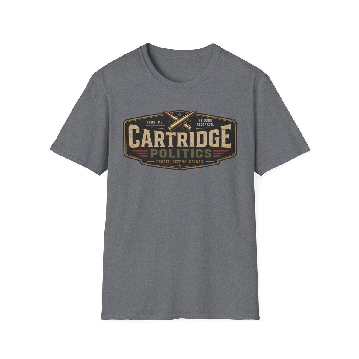 Cartridge Politics Shield T-shirt
