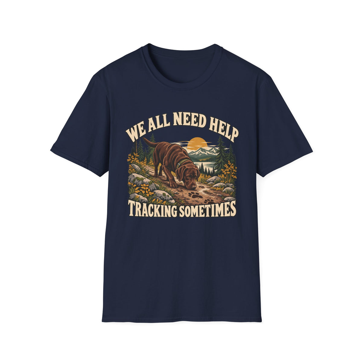 Chocolate Lab Tracking T-shirt