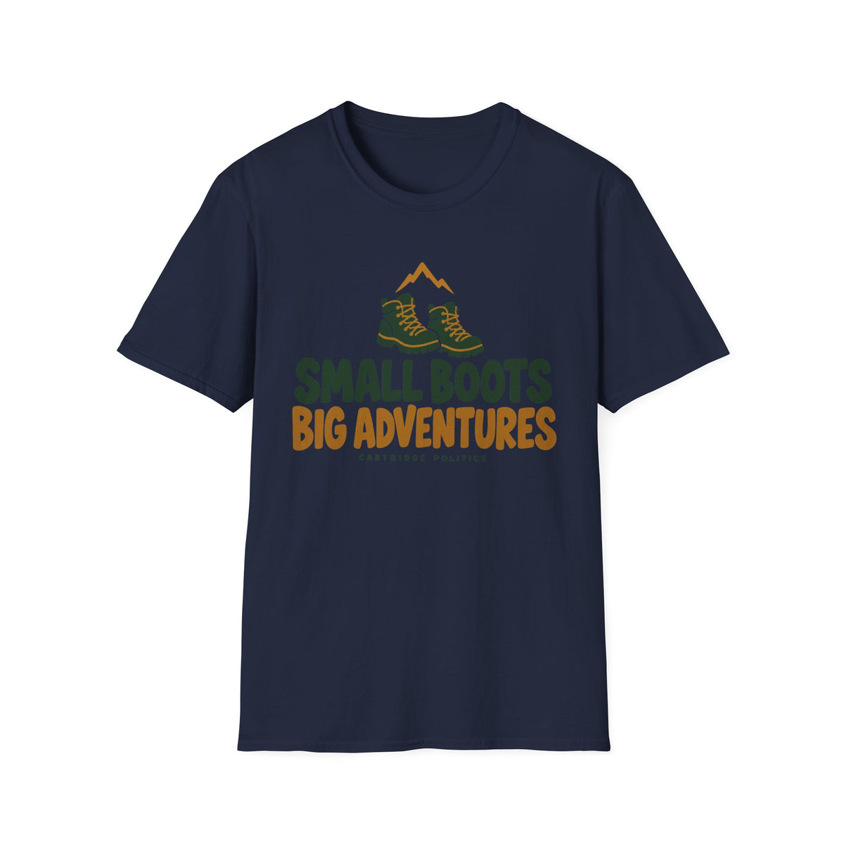 Small Boots Big Adventures T-shirt