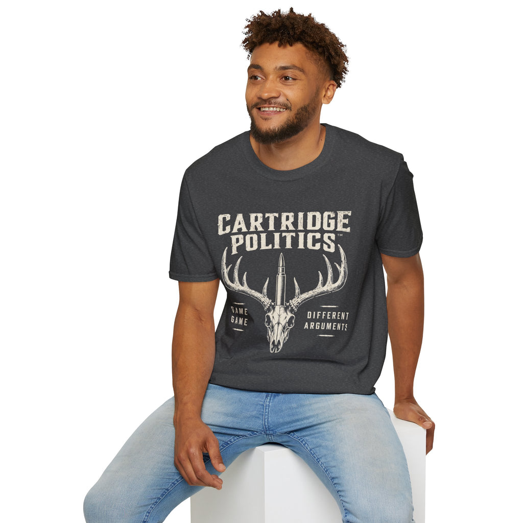 Cartridge Politics Same Game Different Arguments T-shirt