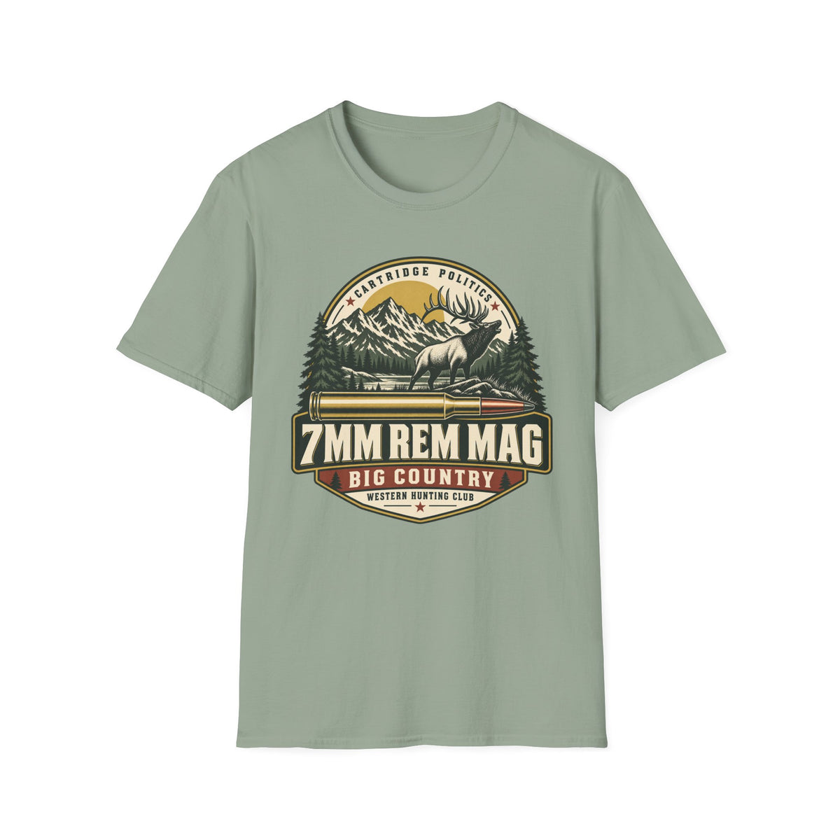 7mm Rem Mag Shield T-shirt
