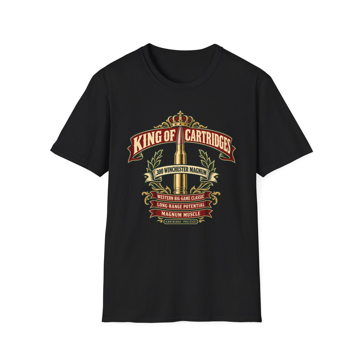 King of Cartridges .300 Win Mag T-shirt