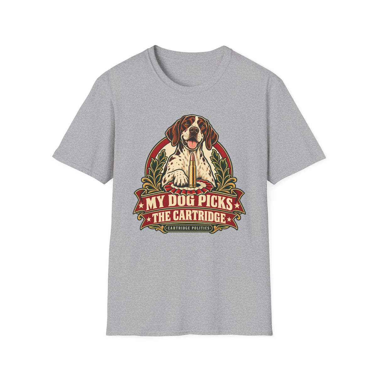 Bird Dog Picks the Cartridge T-shirt