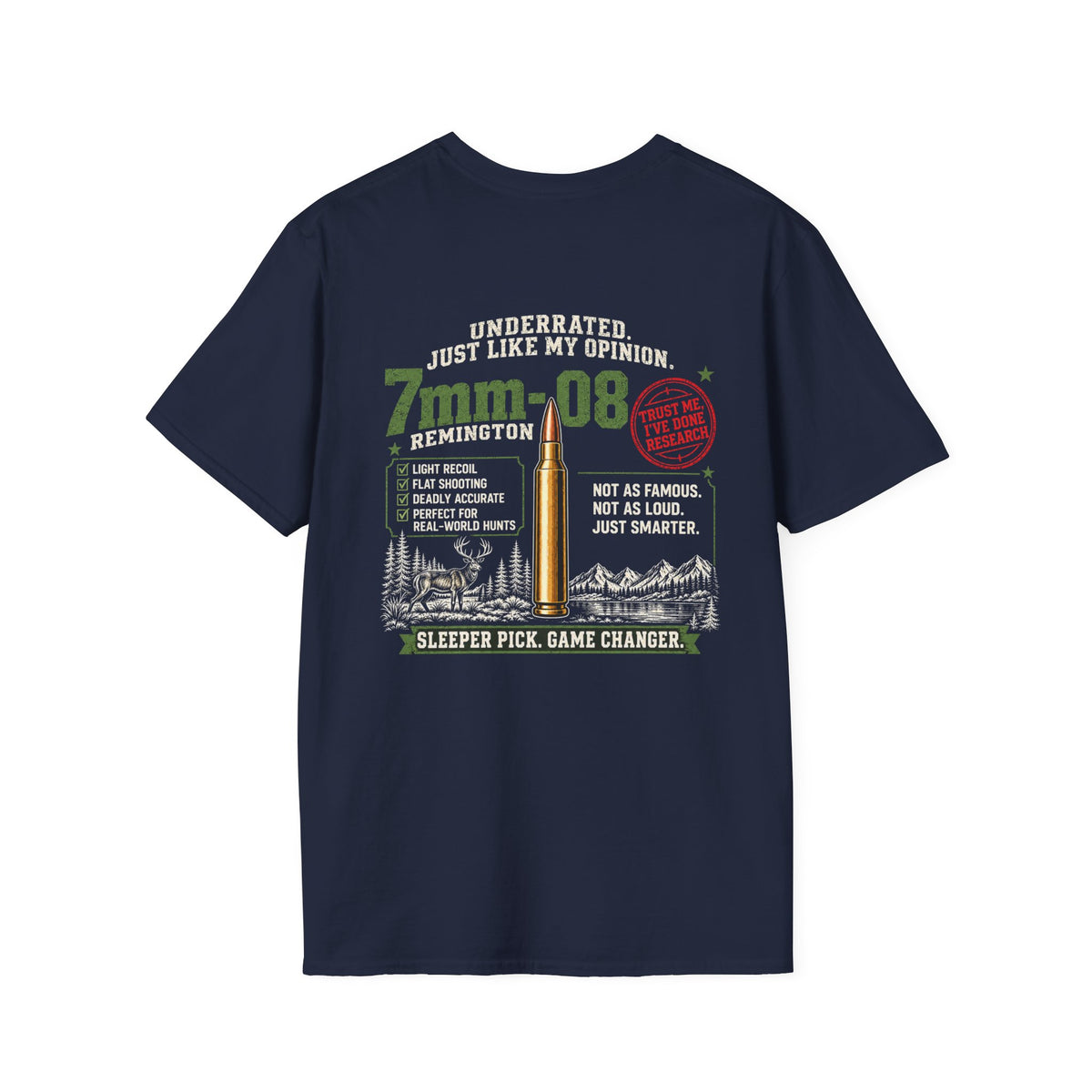 Team 7mm-08 Remington Detailed T-shirt