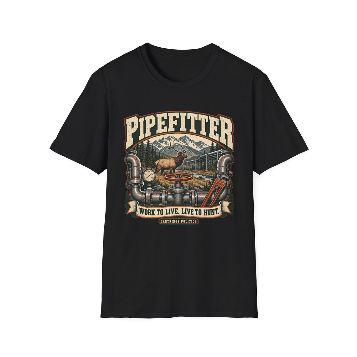Old School Pipefitter T-shirt