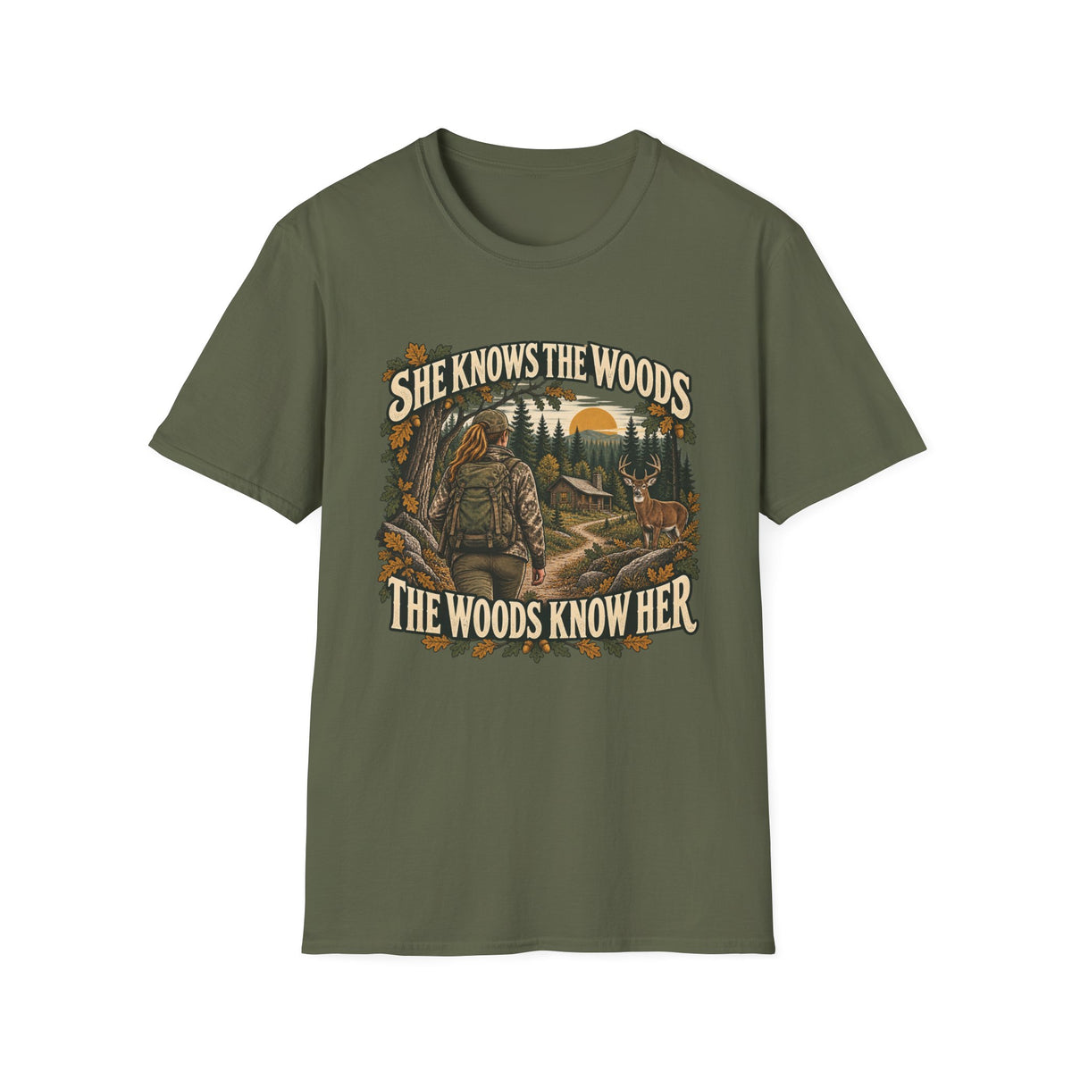 She Knows The Woods T-shirt