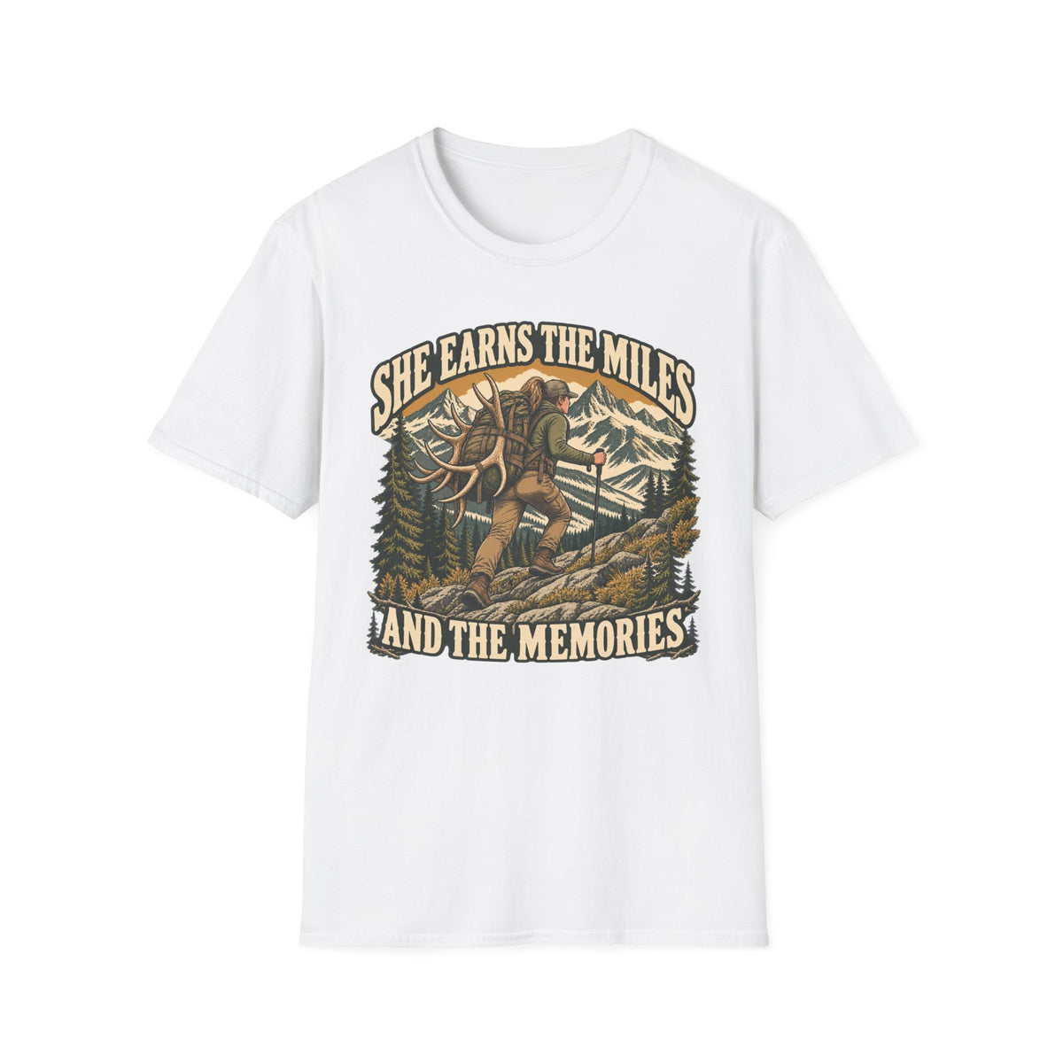 She Earns The Miles T-shirt