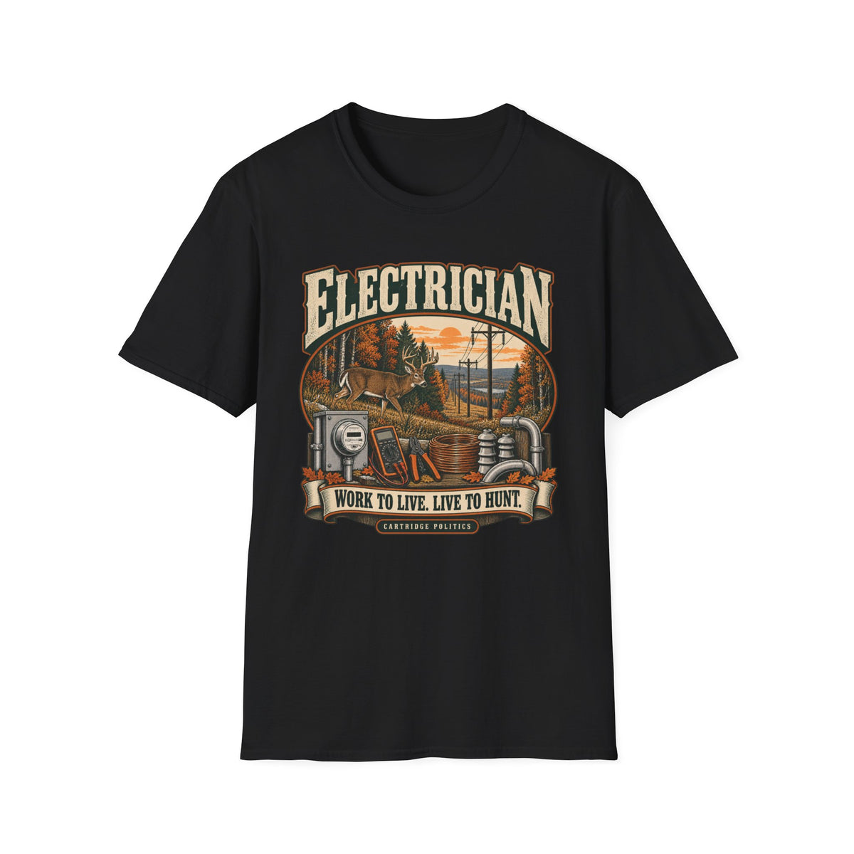 Old School Electrician T-shirt