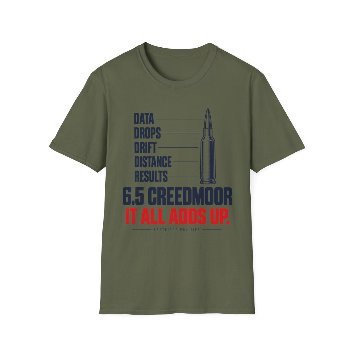 6.5 Creedmoor It All Adds Up T-shirt