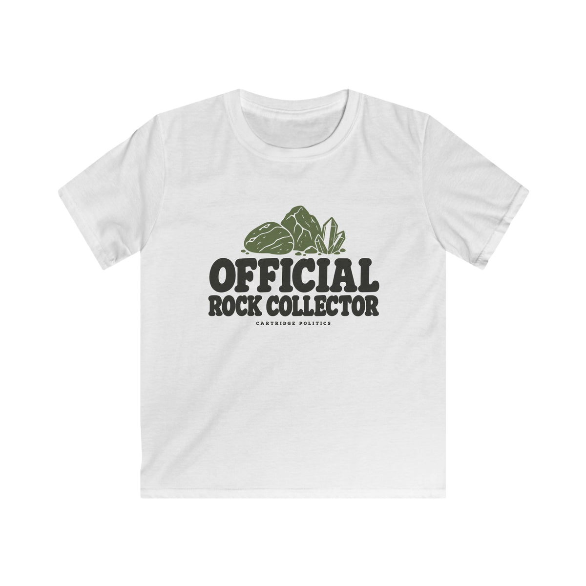 Kids Official Rock Collector T-shirt