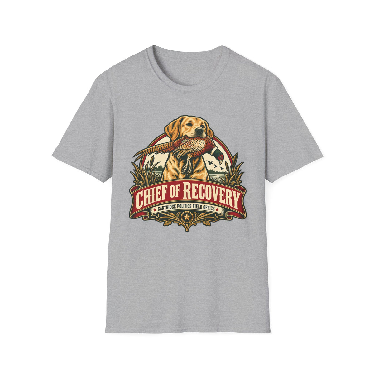 Yellow Lab Chief of Recovery T-shirt